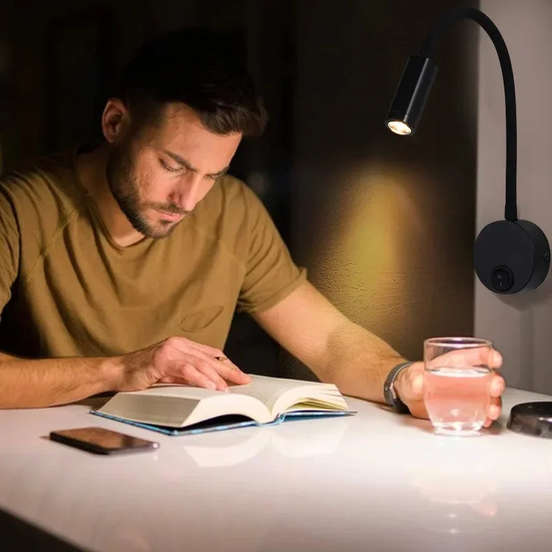 LuminaFlex | Adjustable LED Wall Light for Focused Reading and Workspaces 6