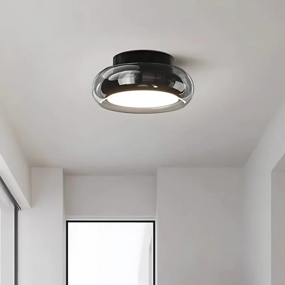 LuminaGlass | Elegant Retro LED Flush Ceiling Light Fixture 5