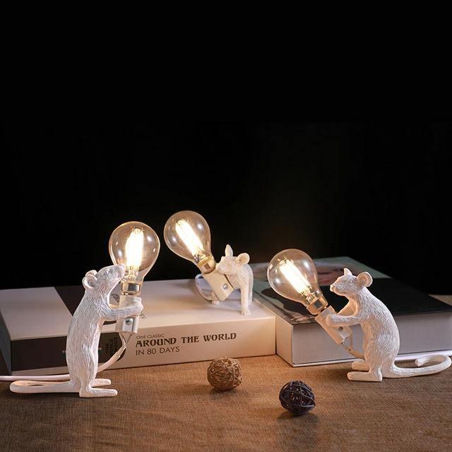 LuminaMouse | Elegant Chic Table Lamp for Living Room & Bedroom 11