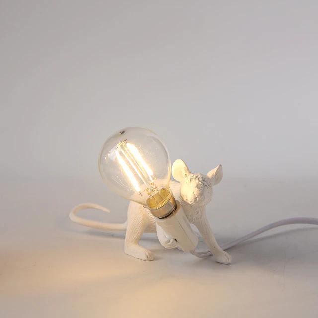LuminaMouse | Elegant Chic Table Lamp for Living Room & Bedroom 12