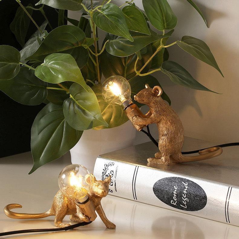 LuminaMouse | Elegant Chic Table Lamp for Living Room & Bedroom 2