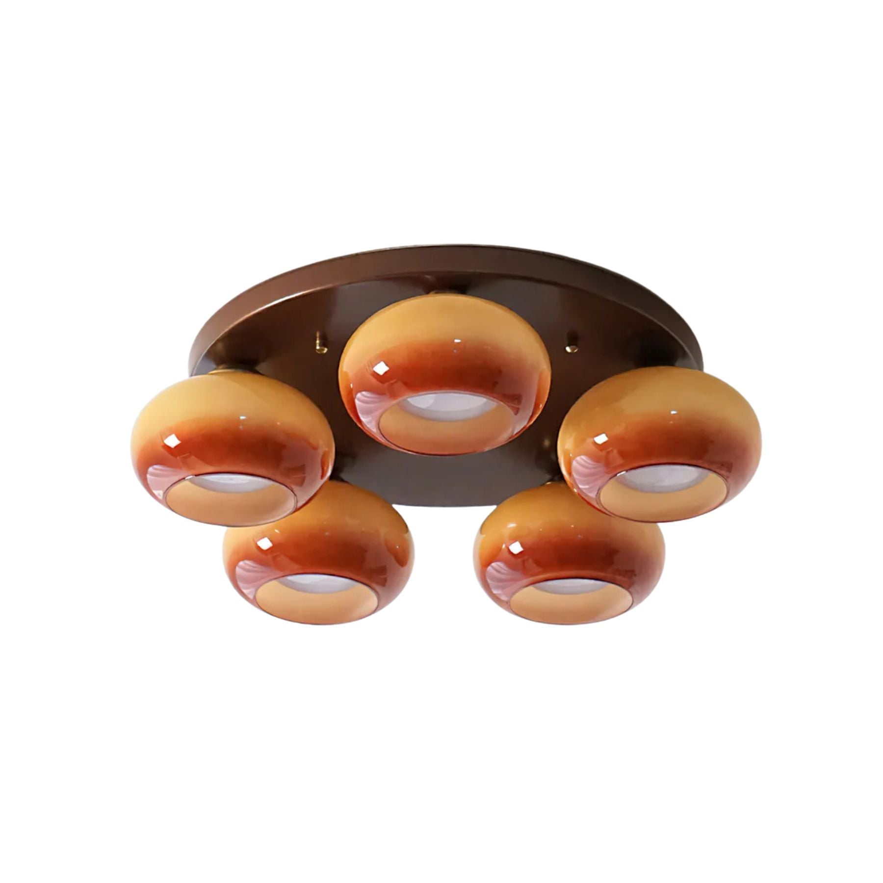 LuminaSphere | Chic Warm 5-Light Flush Mount Ceiling Light Fixture 1