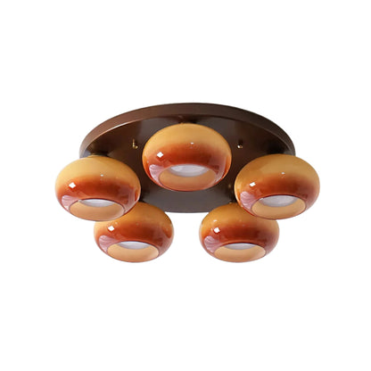 LuminaSphere | Chic Warm 5-Light Flush Mount Ceiling Light Fixture 1