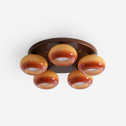 LuminaSphere | Chic Warm 5-Light Flush Mount Ceiling Light Fixture 2