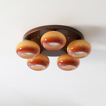 LuminaSphere | Chic Warm 5-Light Flush Mount Ceiling Light Fixture 3