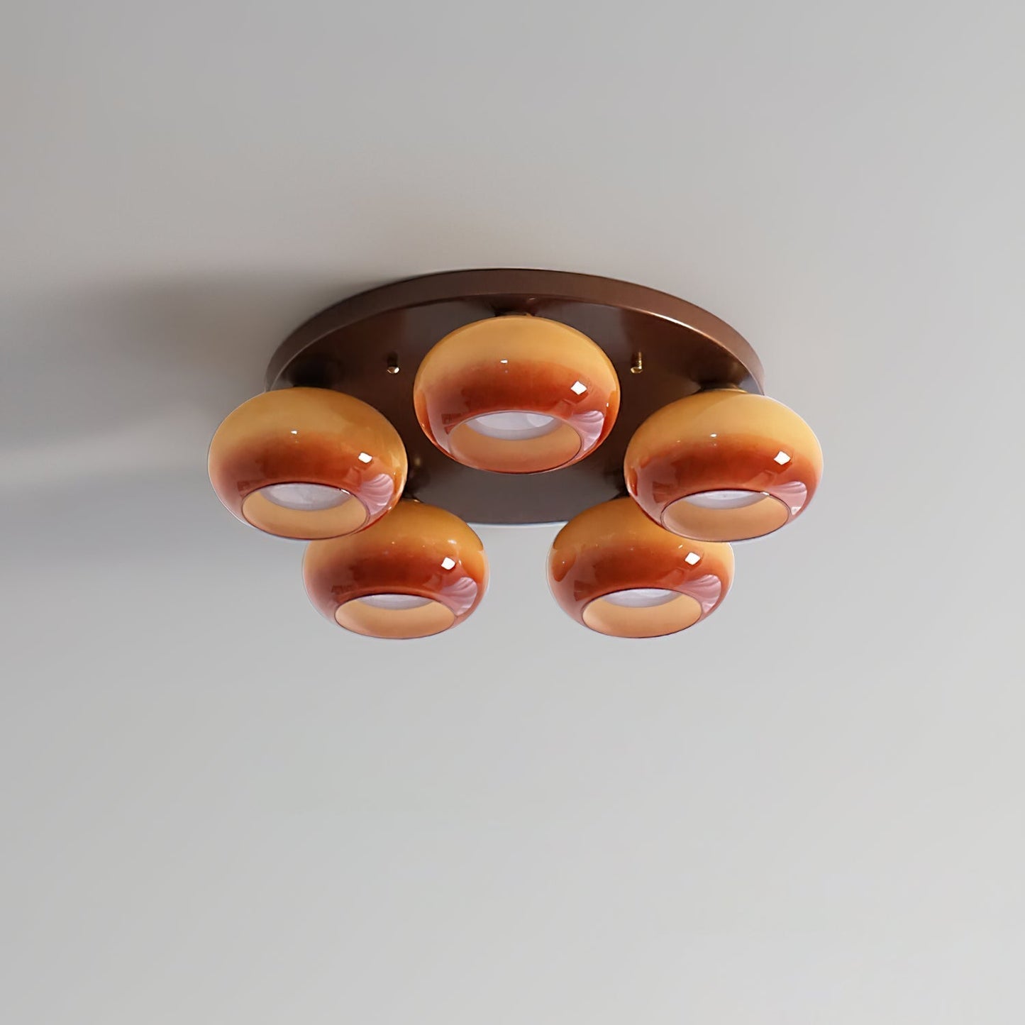 LuminaSphere | Chic Warm 5-Light Flush Mount Ceiling Light Fixture 5