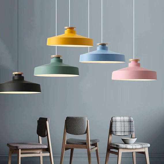 LuminaWood | Elegant Contemporary Kitchen Pendant Lighting with Aluminum Accent 6