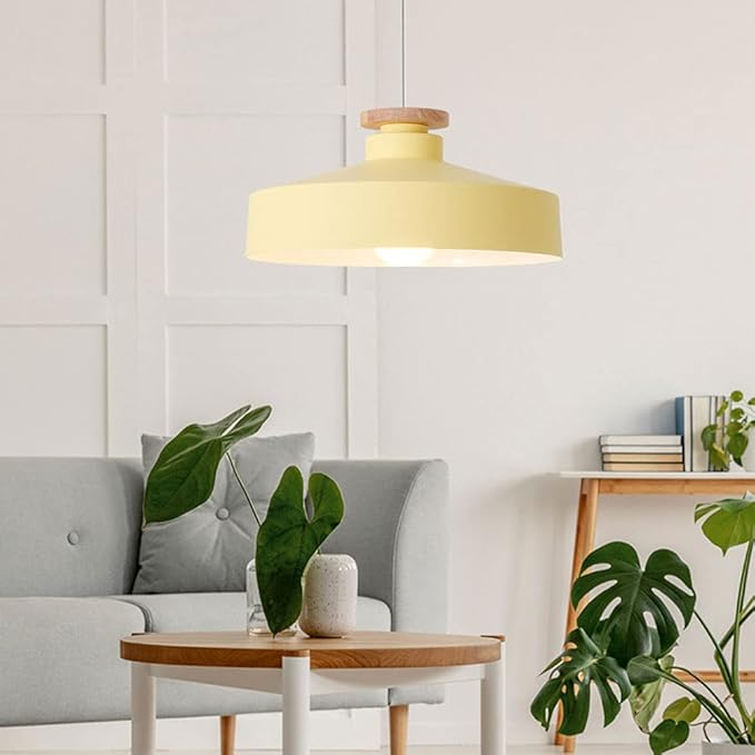 LuminaWood | Elegant Contemporary Kitchen Pendant Lighting with Aluminum Accent 8