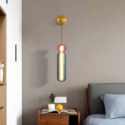 LuminaraGlow | Playful Colorful Modern Wall Sconce for Artistic Décor 3