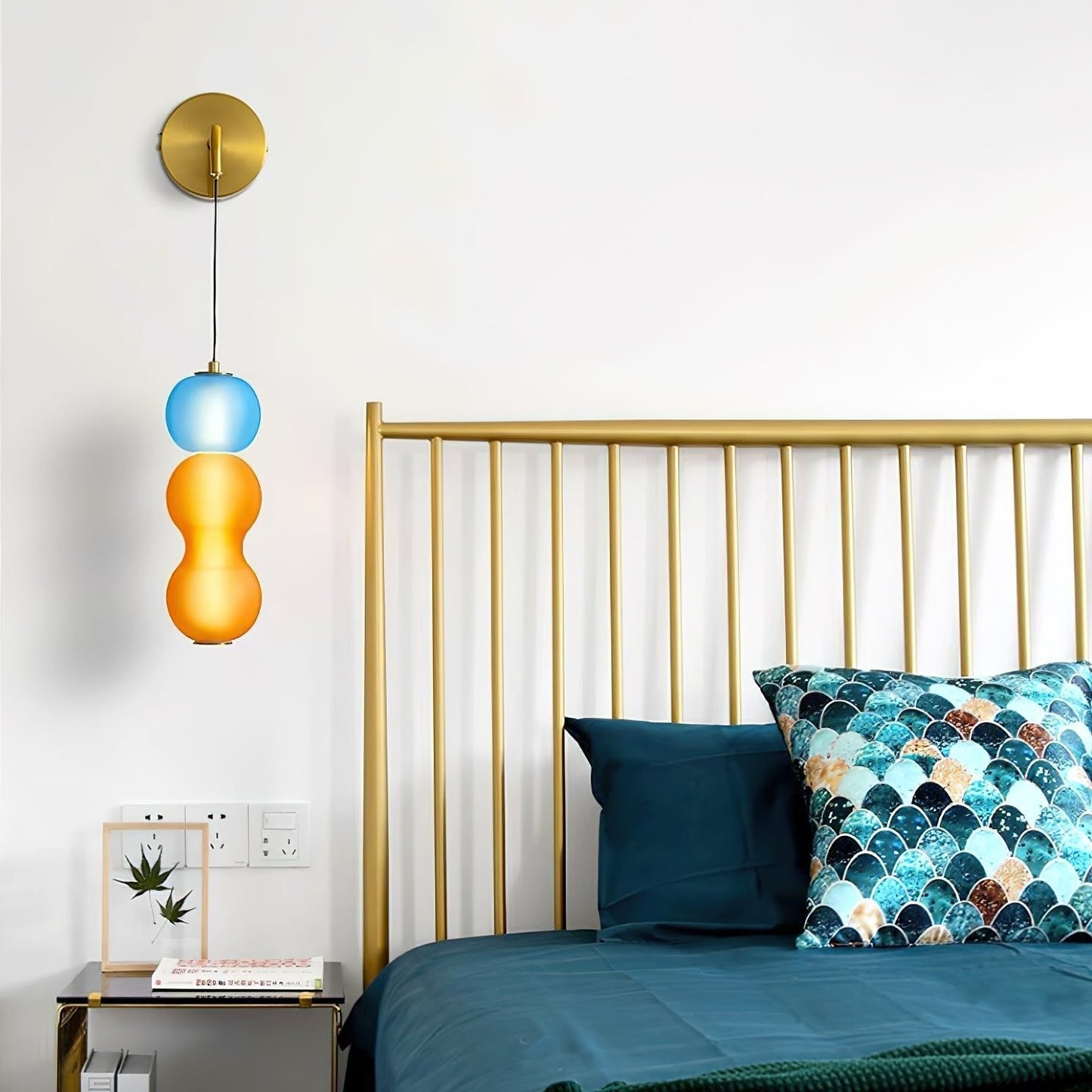 LuminaraGlow | Playful Colorful Modern Wall Sconce for Artistic Décor 5