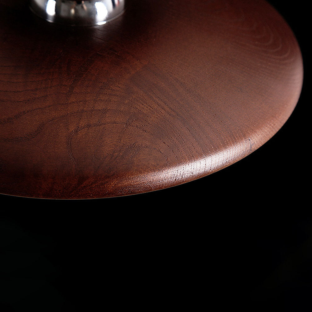 LuminaraWood | Elegant Natural Wooden Flush Mount Ceiling Light Fixture 6
