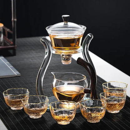 Luminara Semi-Automatic Glass Tea Set Inovessa