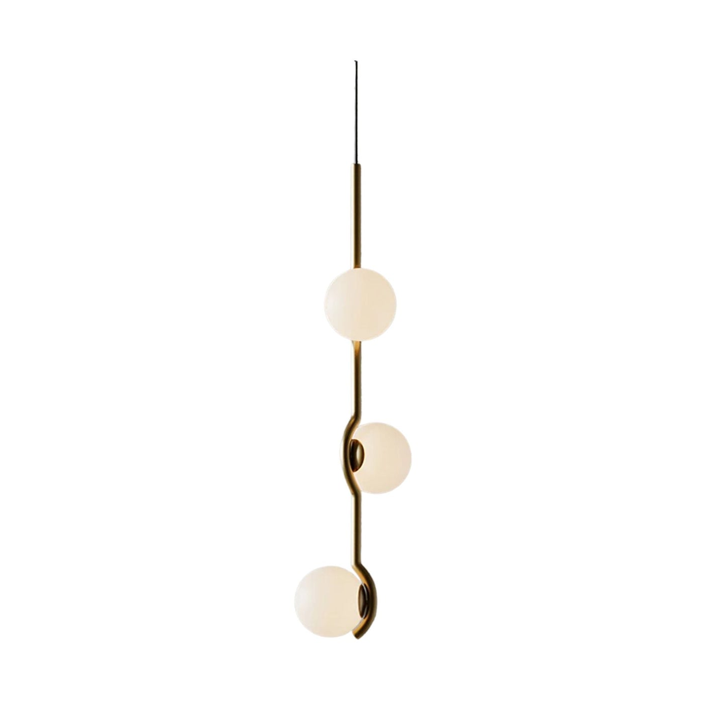 Luminara | Chic Modern Opal Glass Kitchen Pendant Lighting Fixture 1