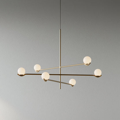 Luminara | Chic Modern Opal Glass Kitchen Pendant Lighting Fixture 12
