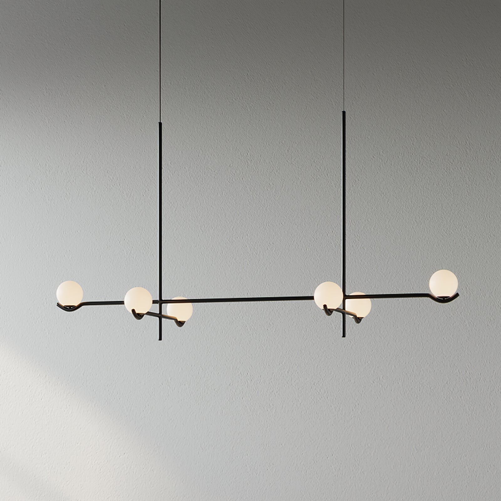 Luminara | Chic Modern Opal Glass Kitchen Pendant Lighting Fixture 13