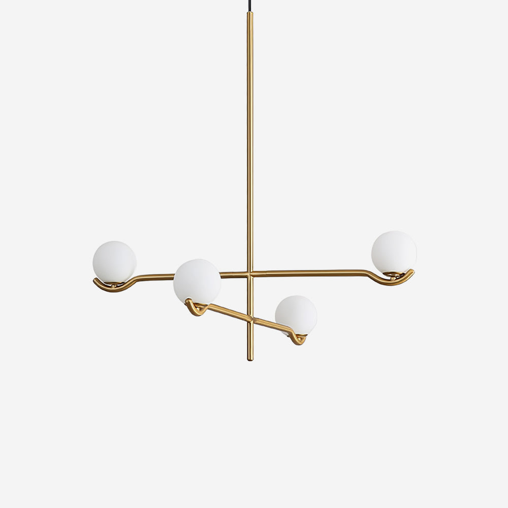 Luminara | Chic Modern Opal Glass Kitchen Pendant Lighting Fixture 3