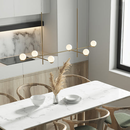Luminara | Chic Modern Opal Glass Kitchen Pendant Lighting Fixture 5