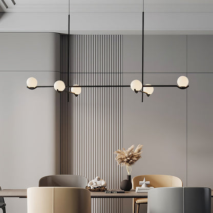 Luminara | Chic Modern Opal Glass Kitchen Pendant Lighting Fixture 8