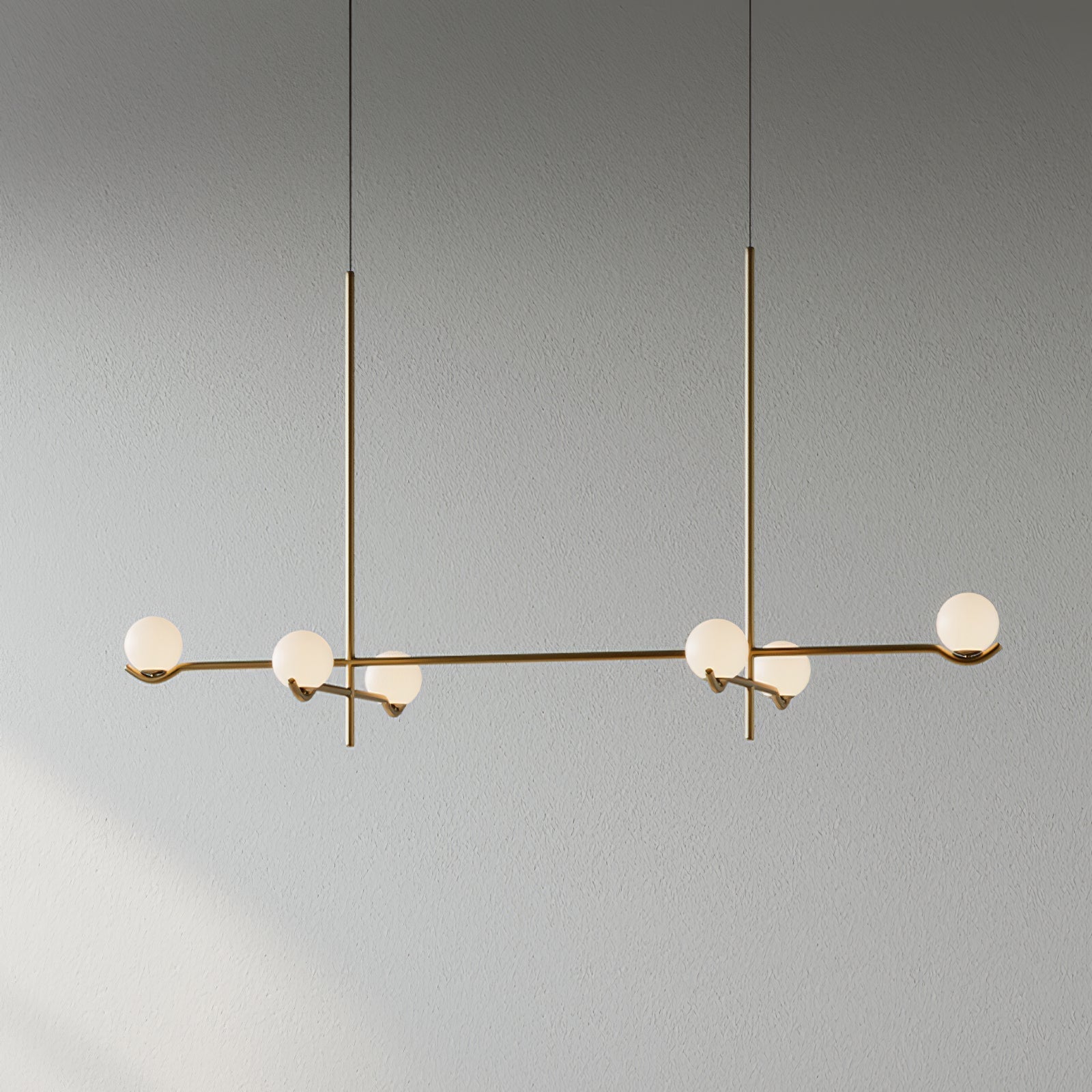 Luminara | Chic Modern Opal Glass Kitchen Pendant Lighting Fixture 9