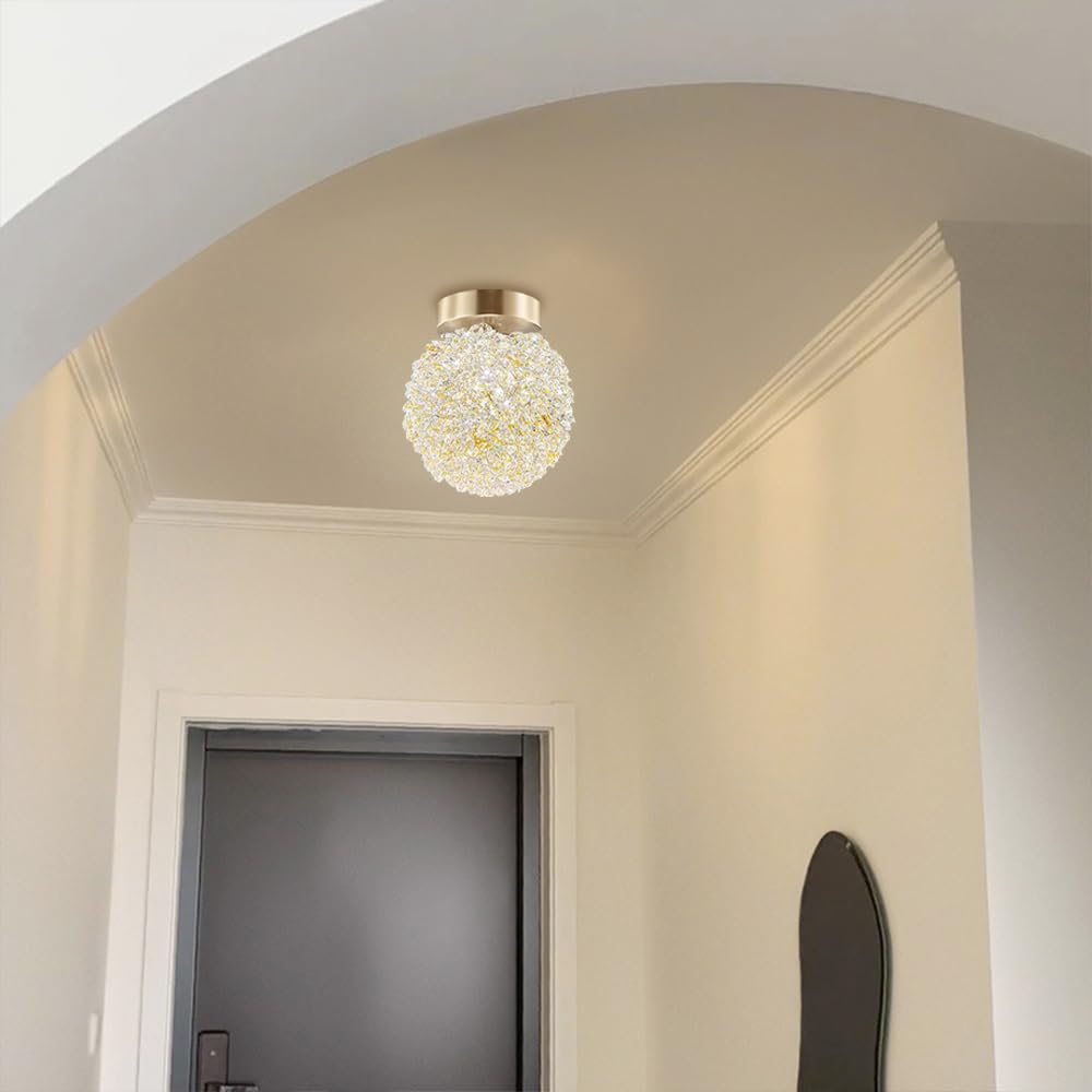 Luminara | Elegant Crystal Modern Flush Mount Ceiling Light Fixture 4