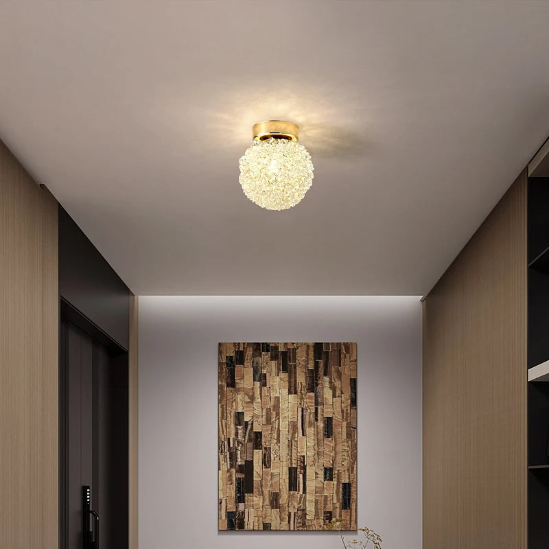 Luminara | Elegant Crystal Modern Flush Mount Ceiling Light Fixture 5