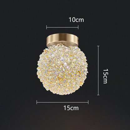 Luminara | Elegant Crystal Modern Flush Mount Ceiling Light Fixture 7