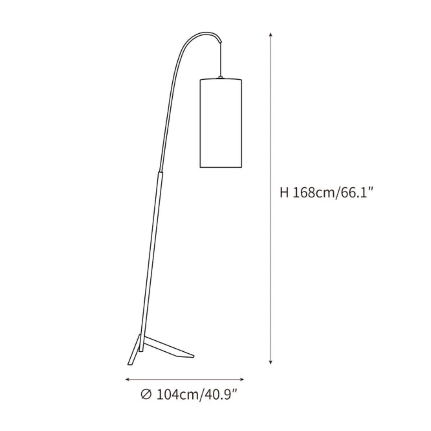 Luminara | Elegant Curved Design Minimalist Floor Lamp 2