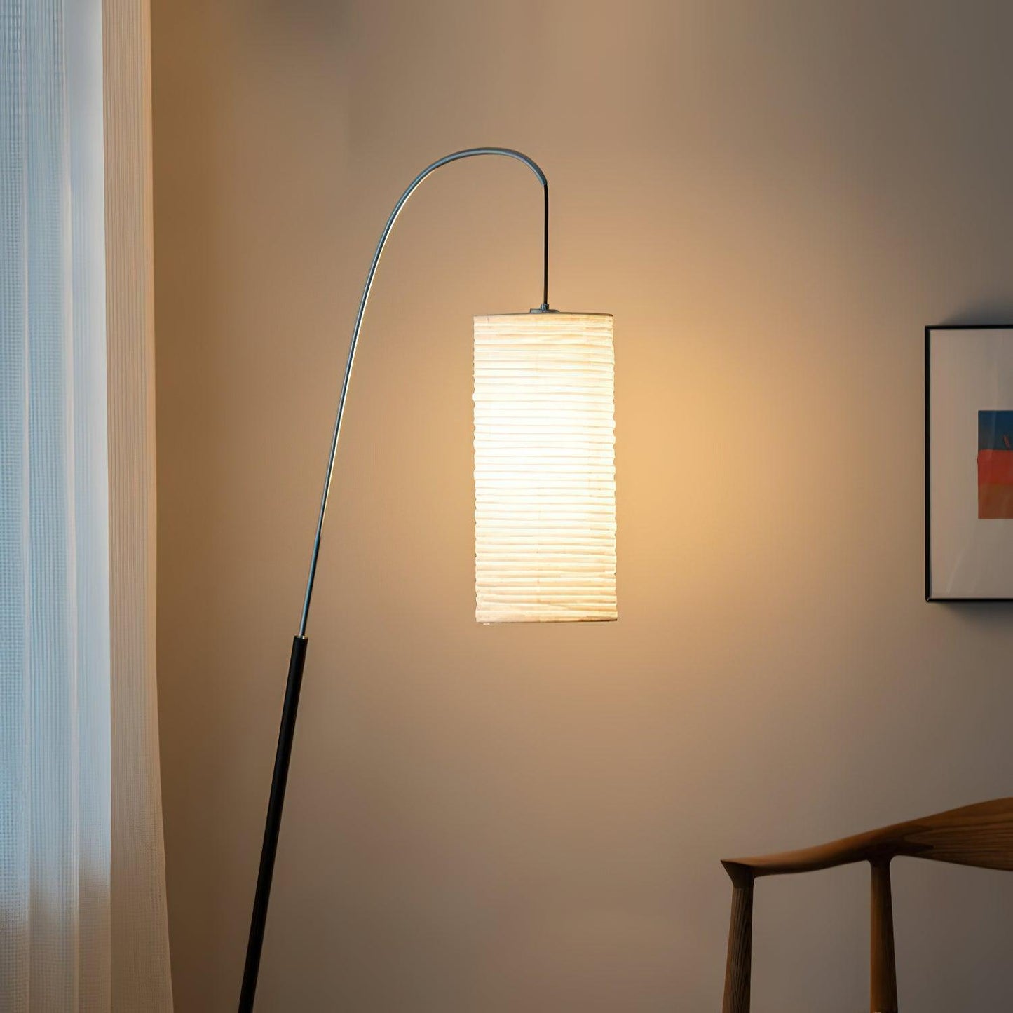 Luminara | Elegant Curved Design Minimalist Floor Lamp 3
