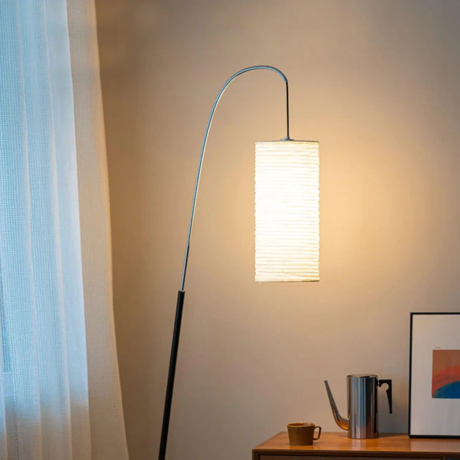 Luminara | Elegant Curved Design Minimalist Floor Lamp 6