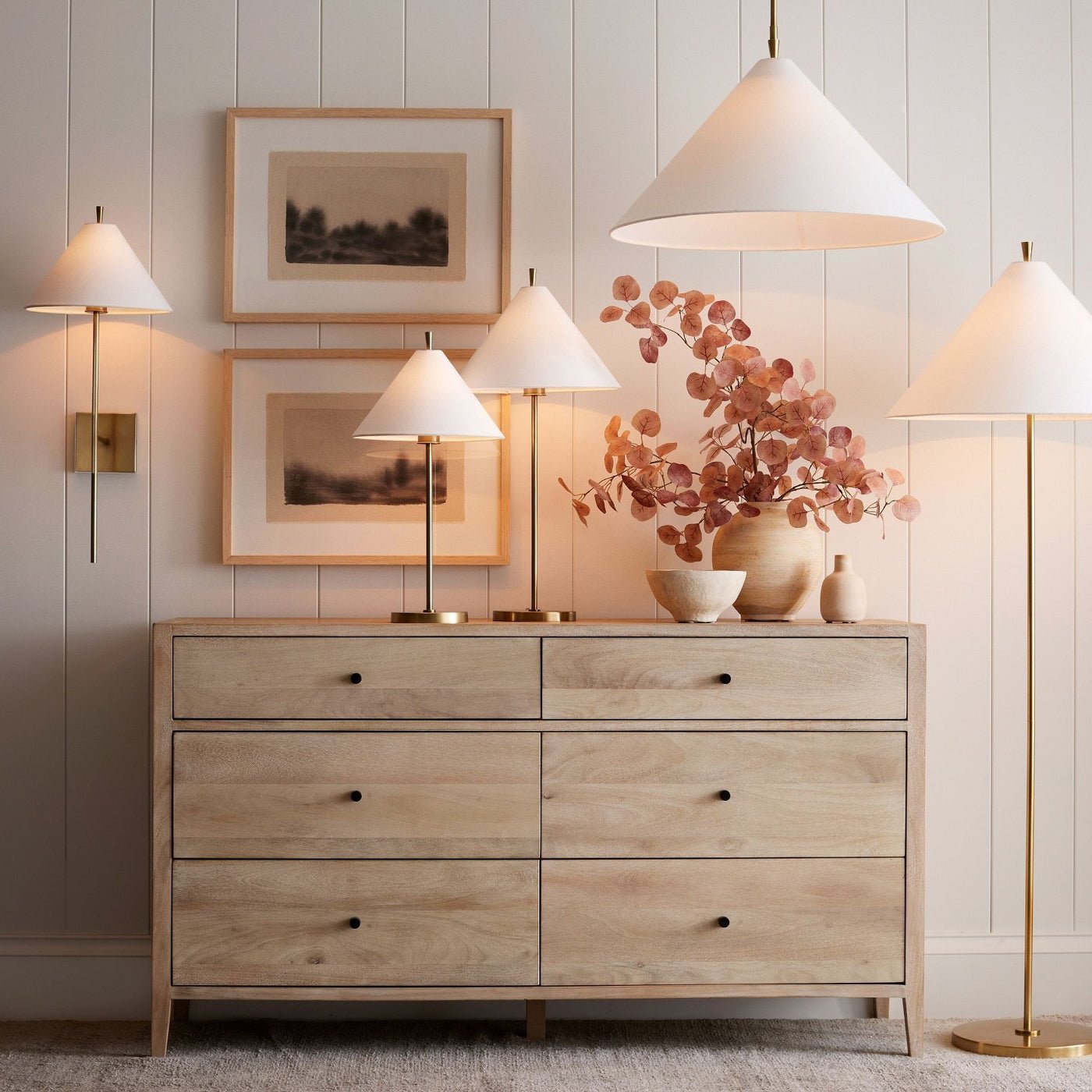 Luminara | Elegant Gold Modern Floor Lamp for Living Room Décor 8