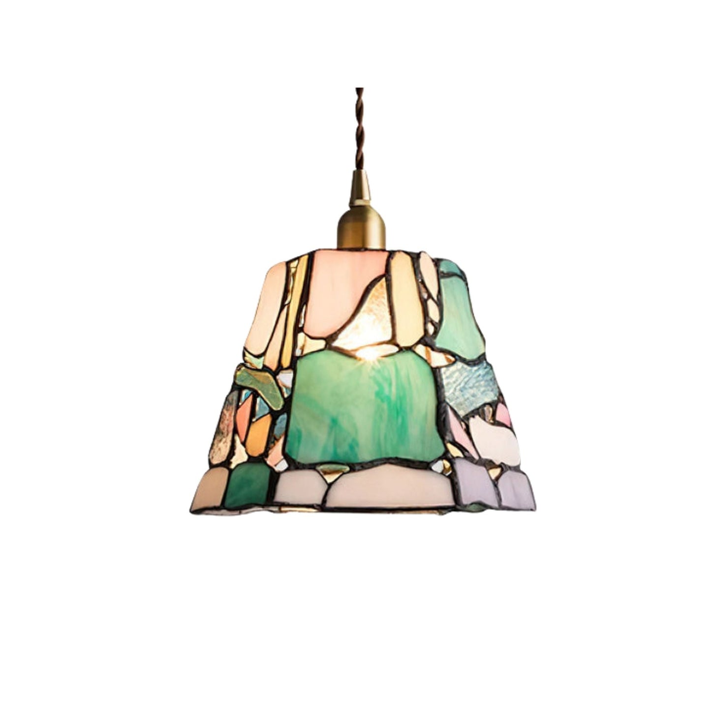 Luminara | Elegant Handcrafted Stained Glass Kitchen Pendant Lighting 1