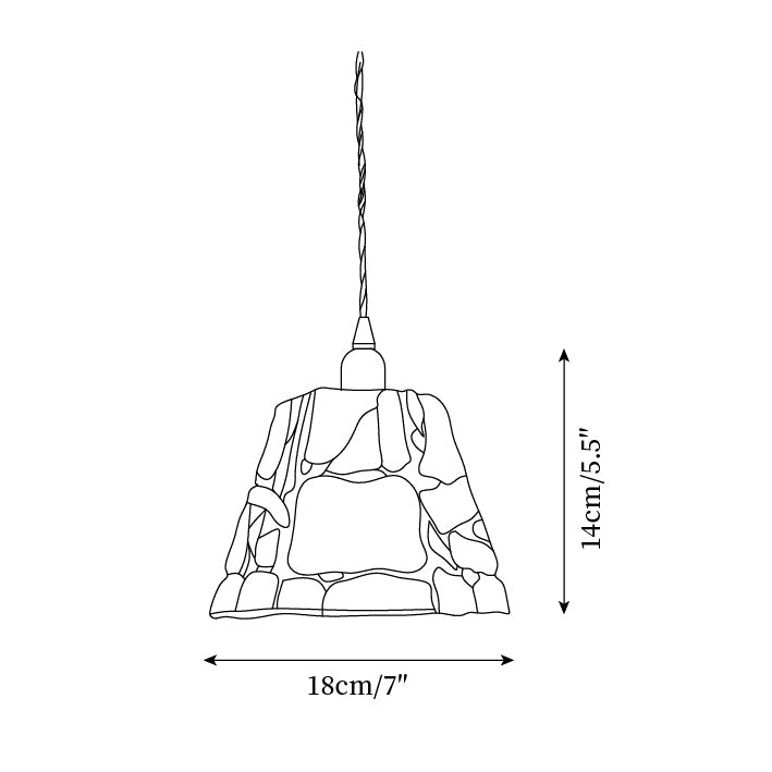 Luminara | Elegant Handcrafted Stained Glass Kitchen Pendant Lighting 6