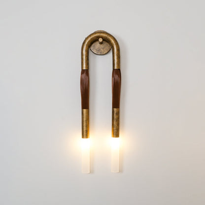 Modern Metal and Glass Wall Lamp Lighting - Lusomart