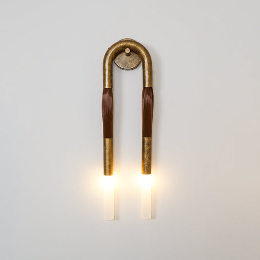 Modern Metal and Glass Wall Lamp Lighting - Lusomart
