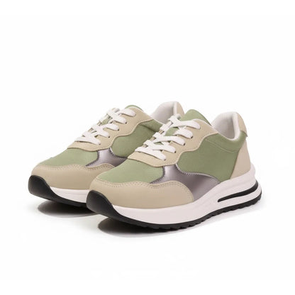 Chic Comfortable Vegan Leather Women's Sneakers - Lusomart