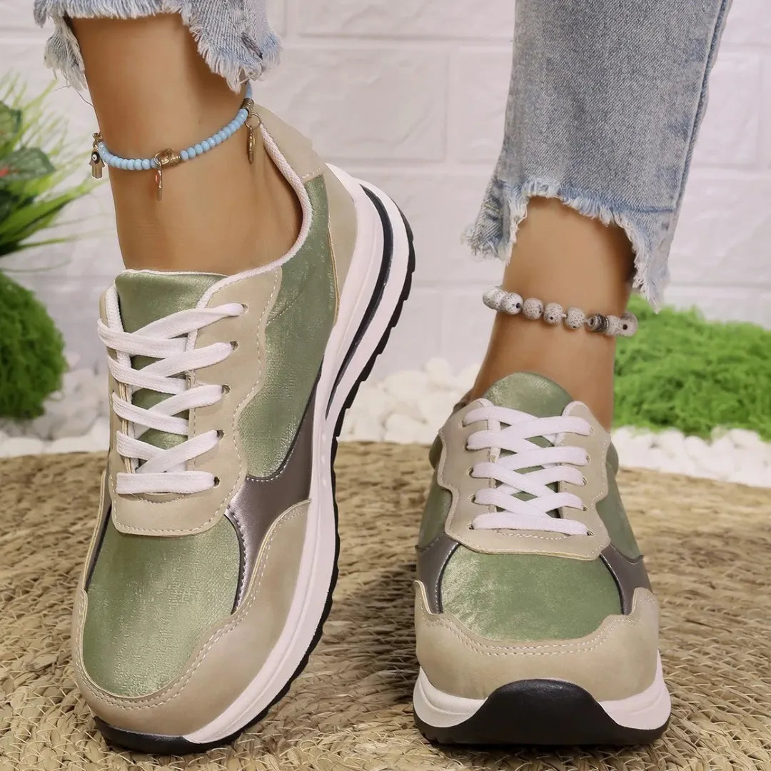 Luminara | Elegant Lightweight Vegan Leather Women's Sneakers 5