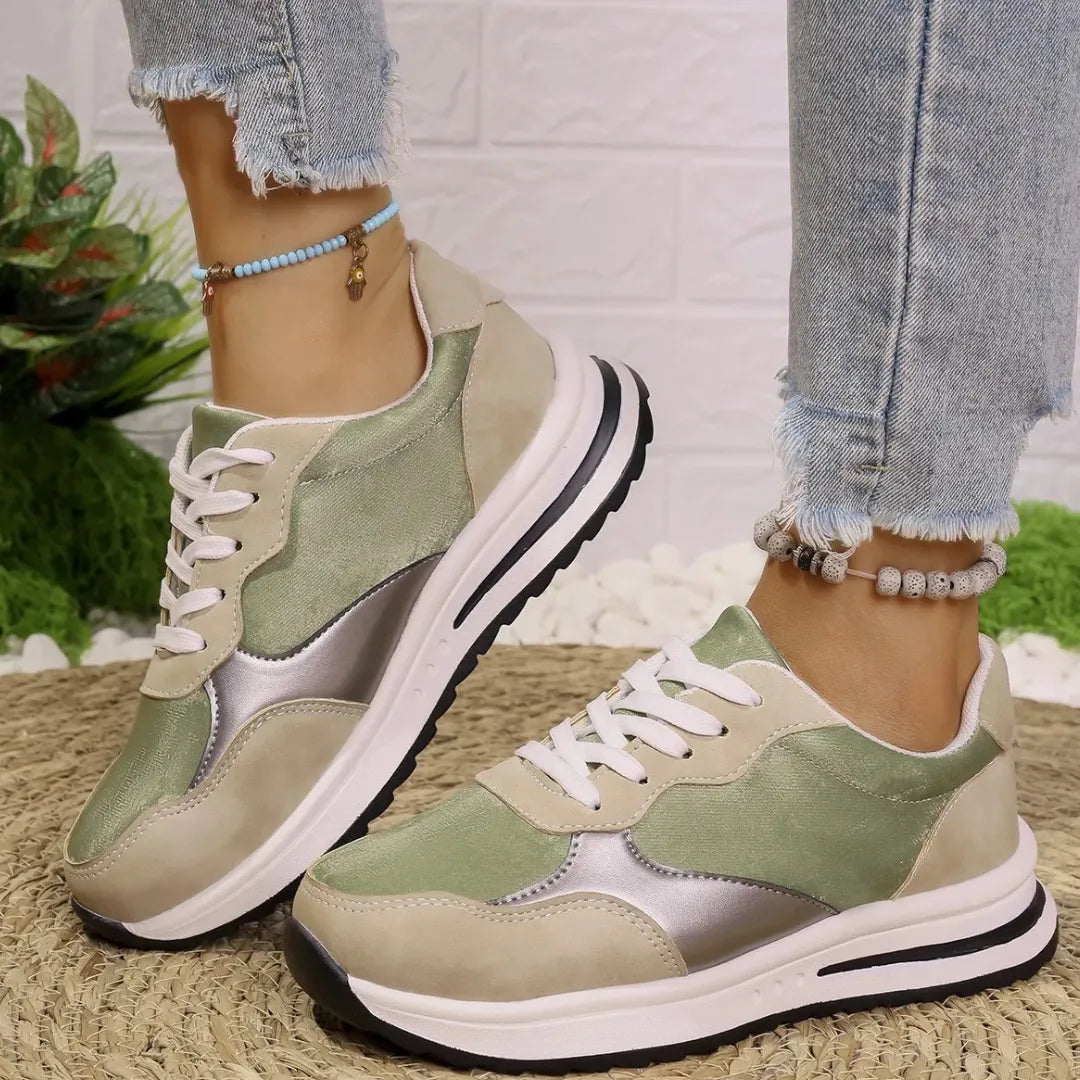 Luminara | Elegant Lightweight Vegan Leather Women's Sneakers 6