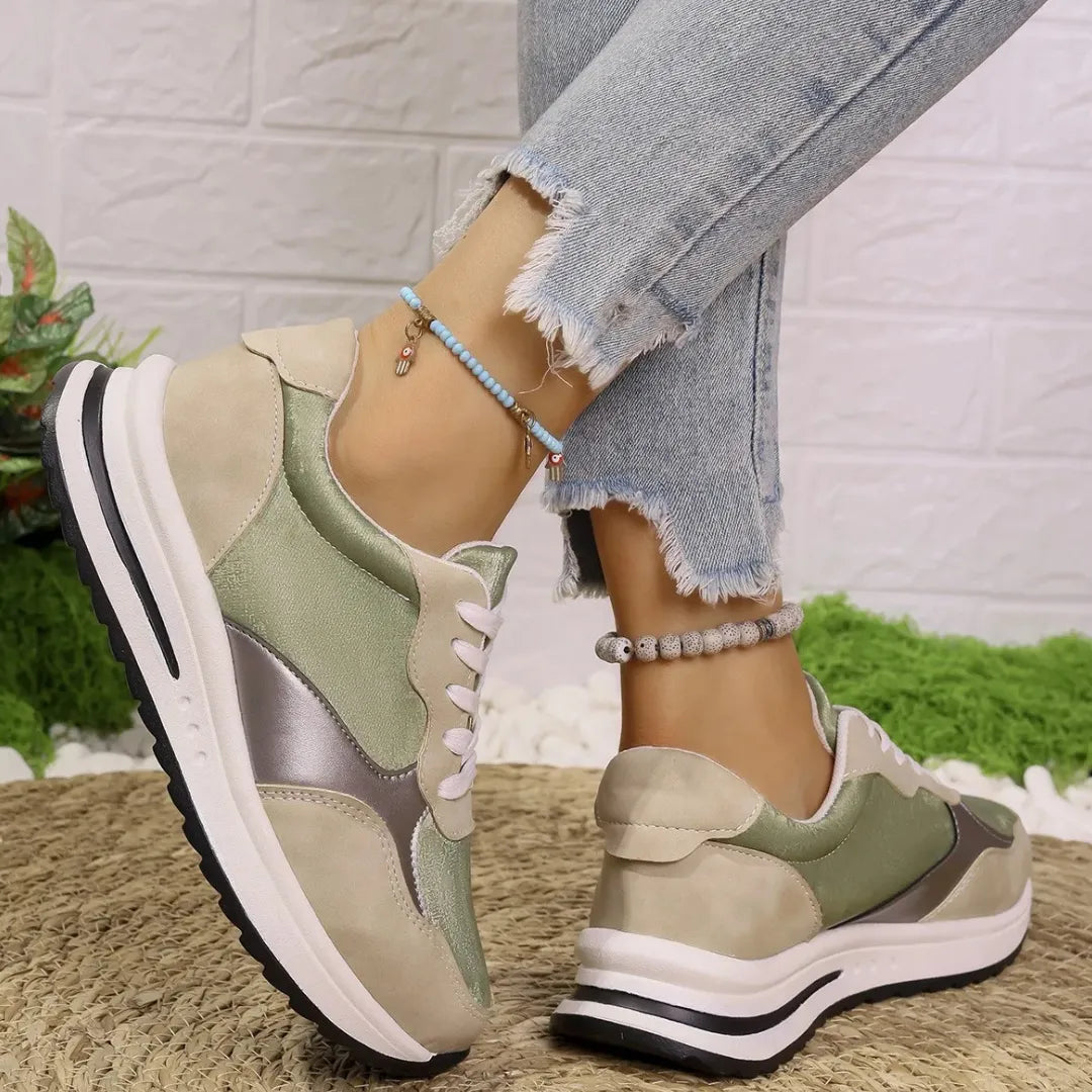 Luminara | Elegant Lightweight Vegan Leather Women's Sneakers 7