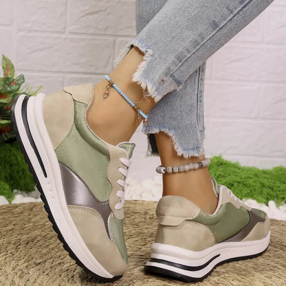 Luminara | Elegant Lightweight Vegan Leather Women's Sneakers 7