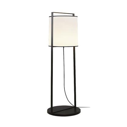 Luminara | Elegant Minimalist Metal Floor Lamp with Fabric Shade 1