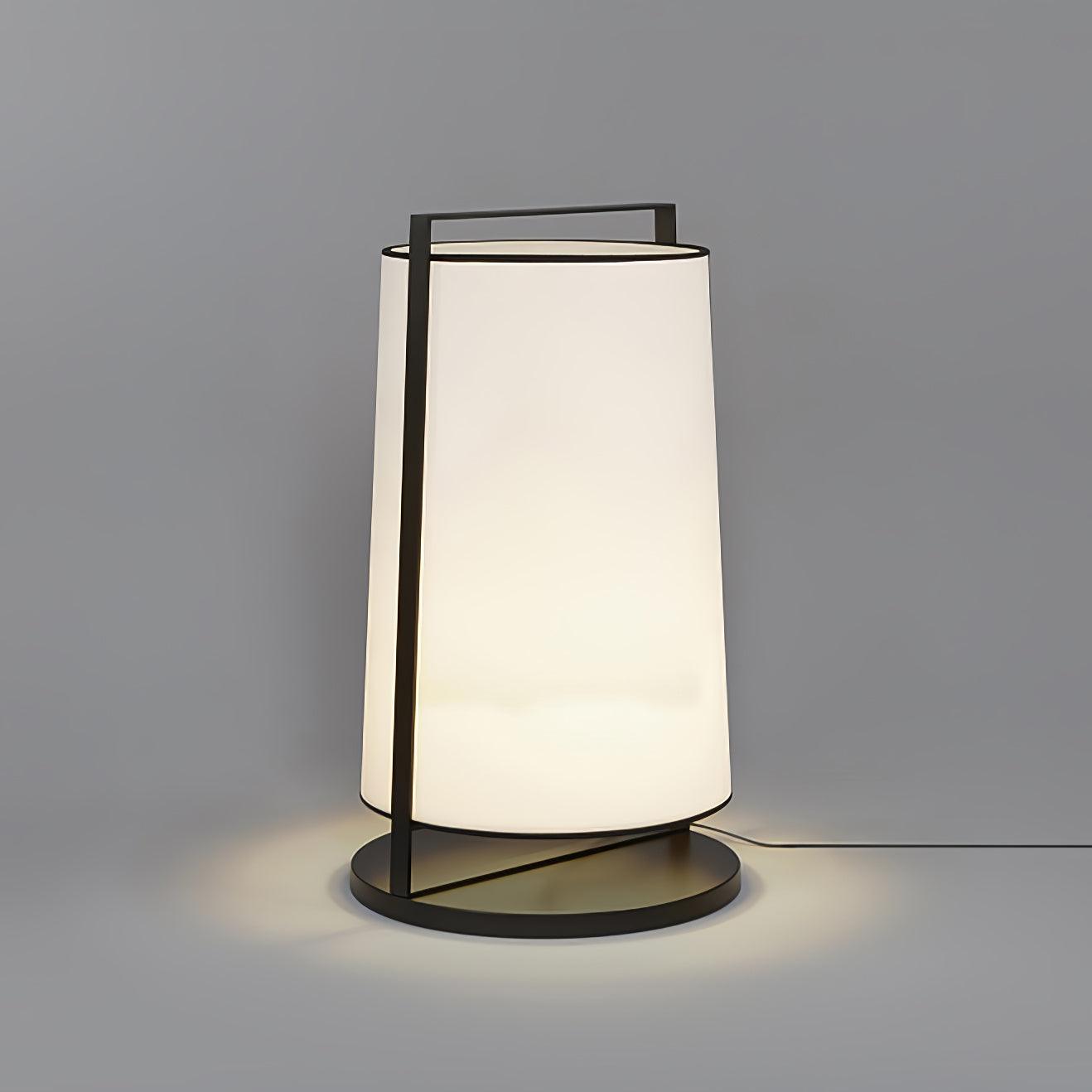 Luminara | Elegant Minimalist Metal Floor Lamp with Fabric Shade 10