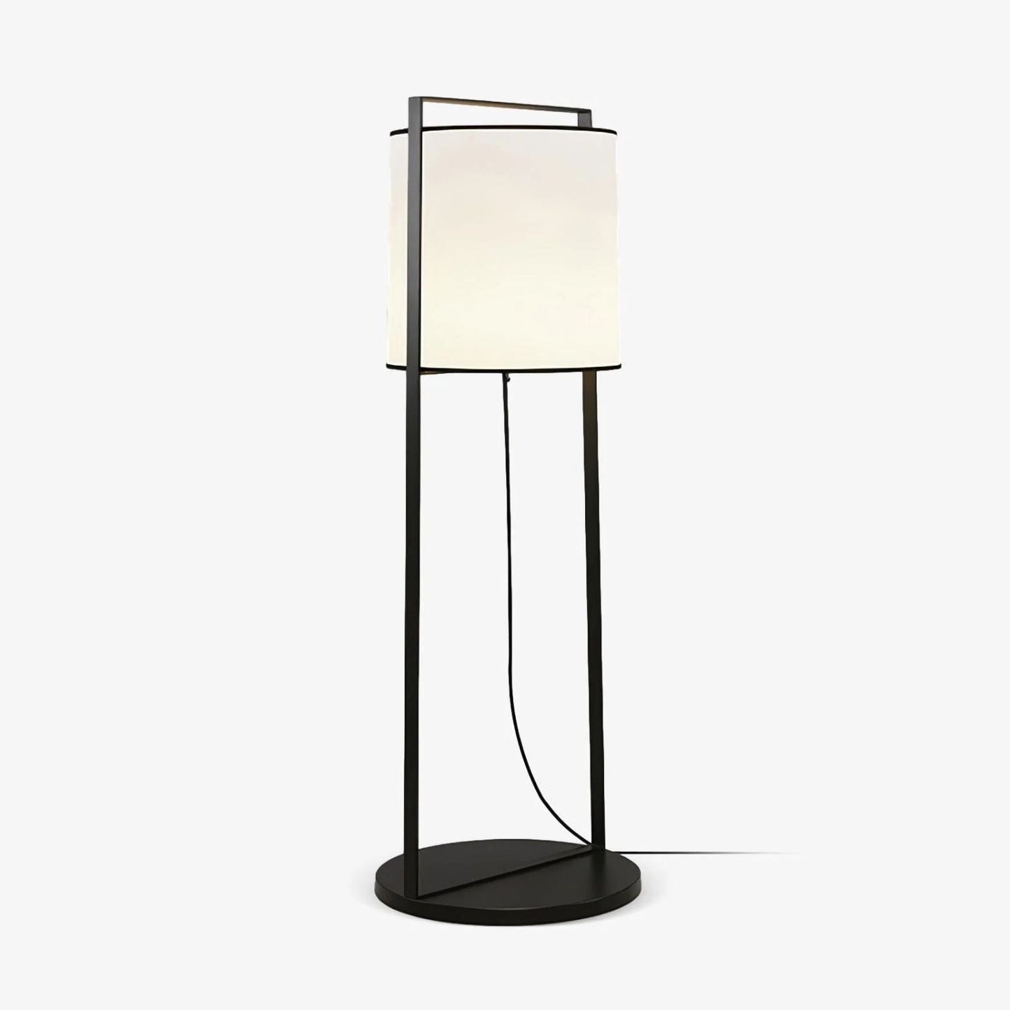 Luminara | Elegant Minimalist Metal Floor Lamp with Fabric Shade 2