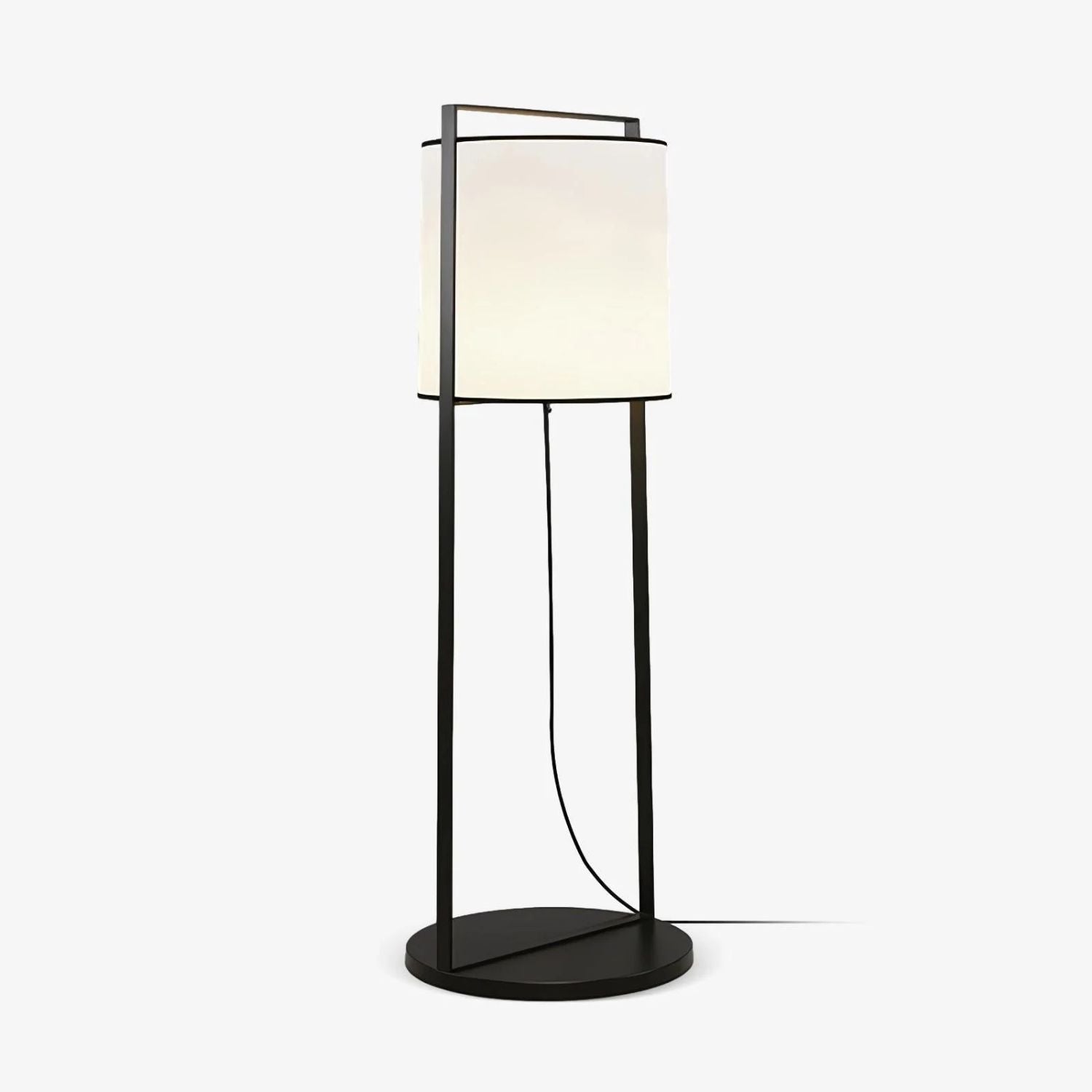 Luminara | Elegant Minimalist Metal Floor Lamp with Fabric Shade 2