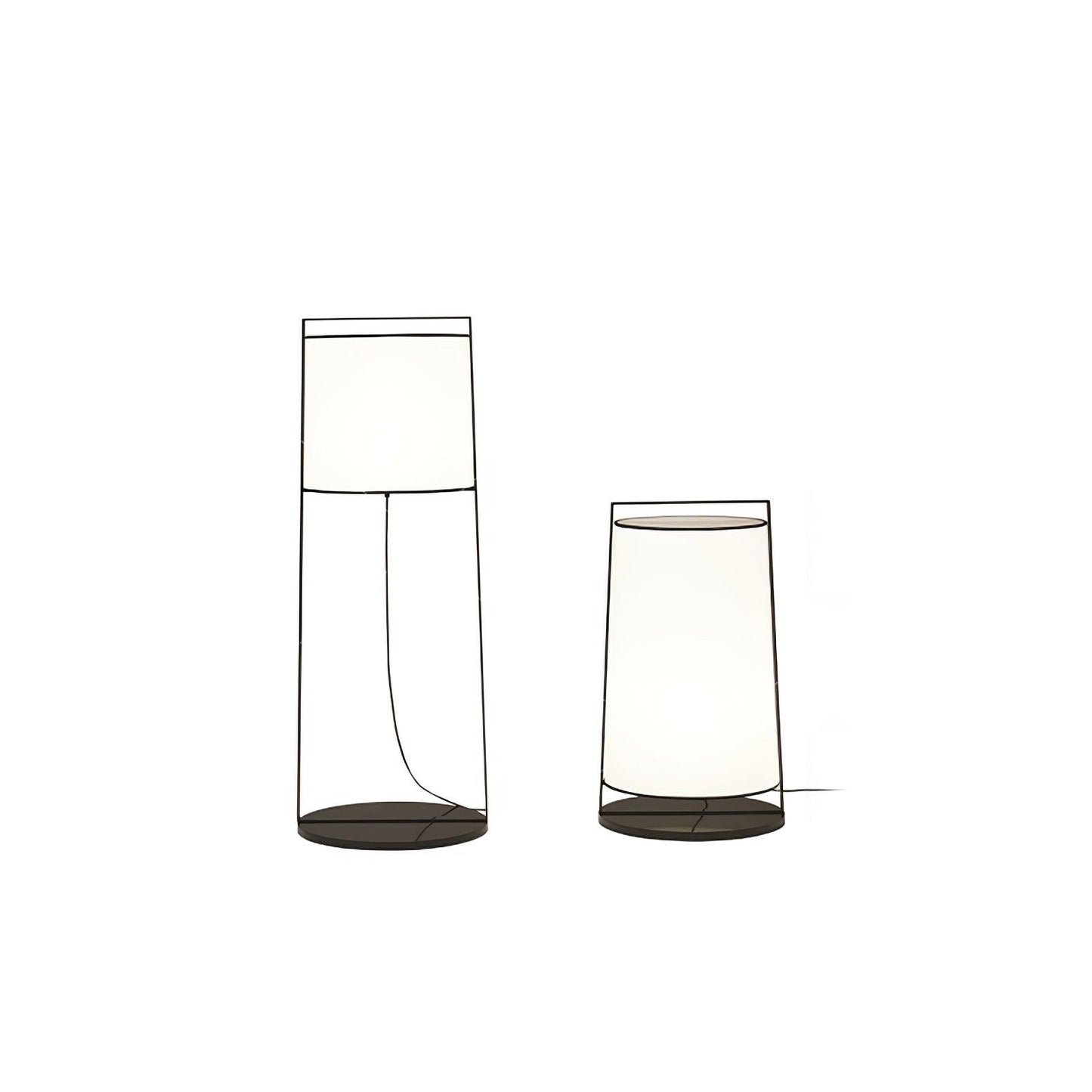Luminara | Elegant Minimalist Metal Floor Lamp with Fabric Shade 3