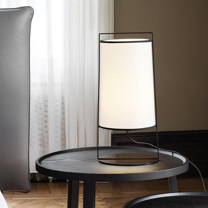 Luminara | Elegant Minimalist Metal Floor Lamp with Fabric Shade 6