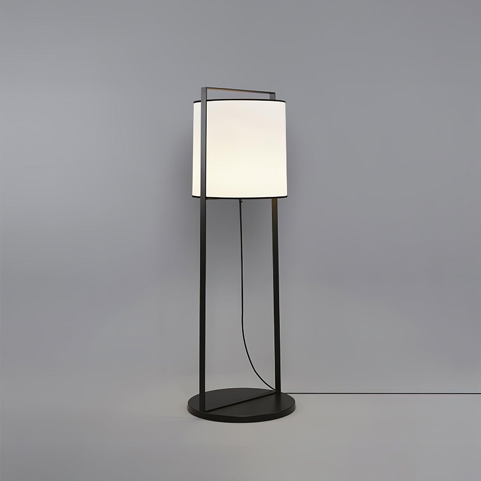 Luminara | Elegant Minimalist Metal Floor Lamp with Fabric Shade 9