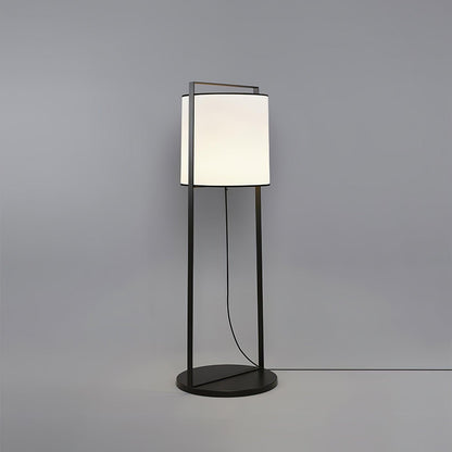 Luminara | Elegant Minimalist Metal Floor Lamp with Fabric Shade 9