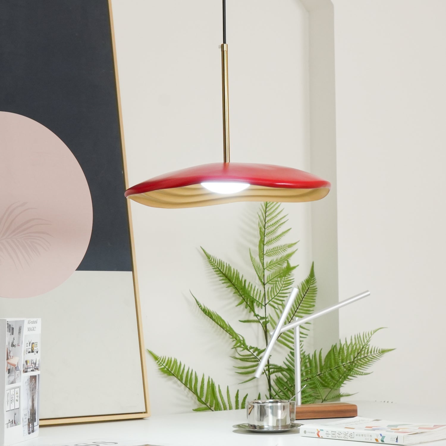 Luminara | Elegant Modern Arc Kitchen Pendant Lighting with LED 3