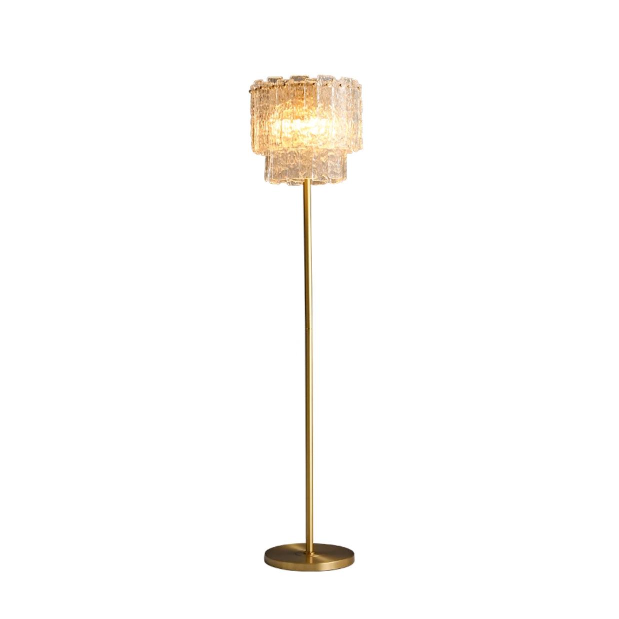 Stylish Brass Floor Lamp for Home Lighting - Lusomart