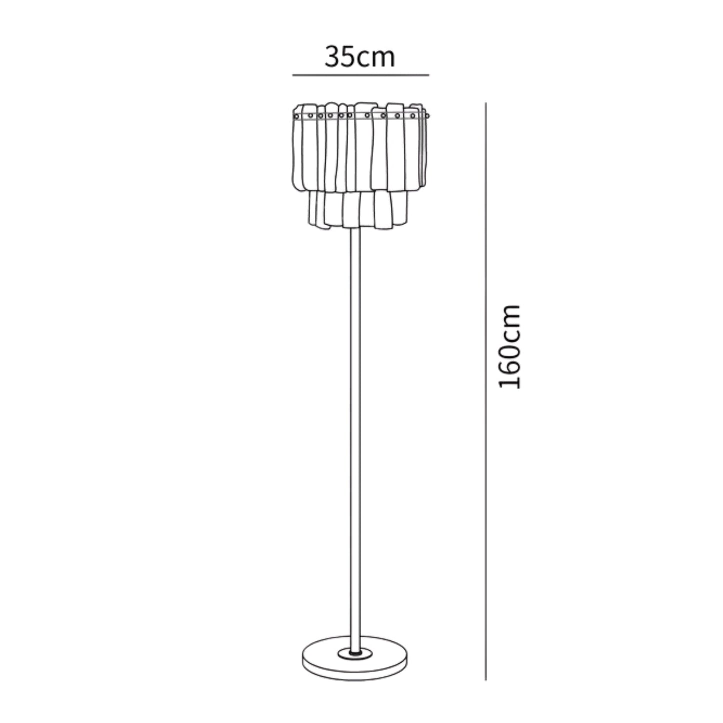 Luminara | Elegant Modern Brass Floor Lamp for Living Room Décor 2